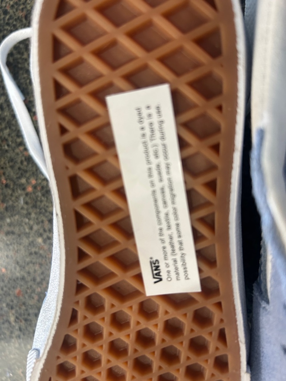Vans Kids Pale Blue Suede Lace-Up Sneakers - Picture 2 of 5